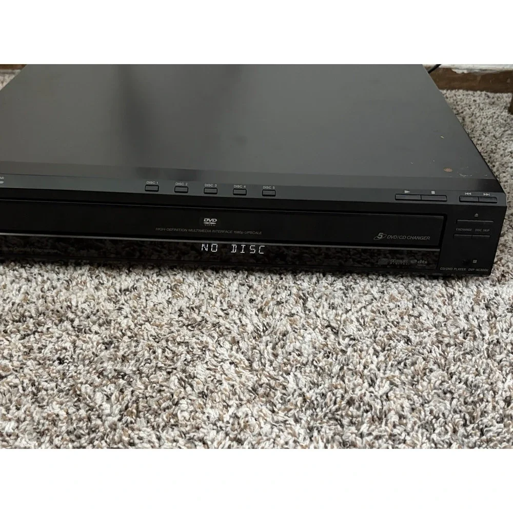 Sony 5 Disc Changer Player Carousel (DVP-NC800H DVD/CD (HDMI)) No Remote Works